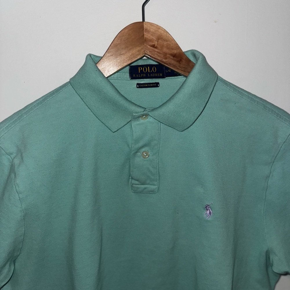 Ralph Lauren Men's Light Blue Polo Shirt